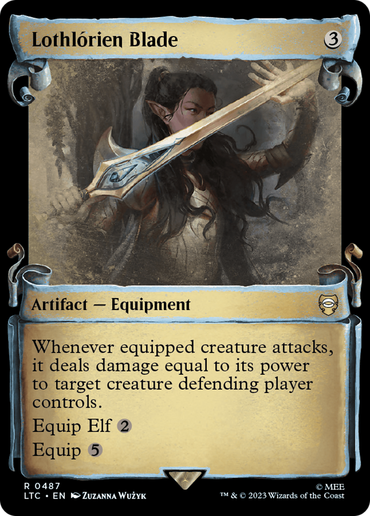 Lothlorien Blade [The Lord of the Rings: Tales of Middle-Earth Commander Showcase Scrolls] | Boutique FDB TCG