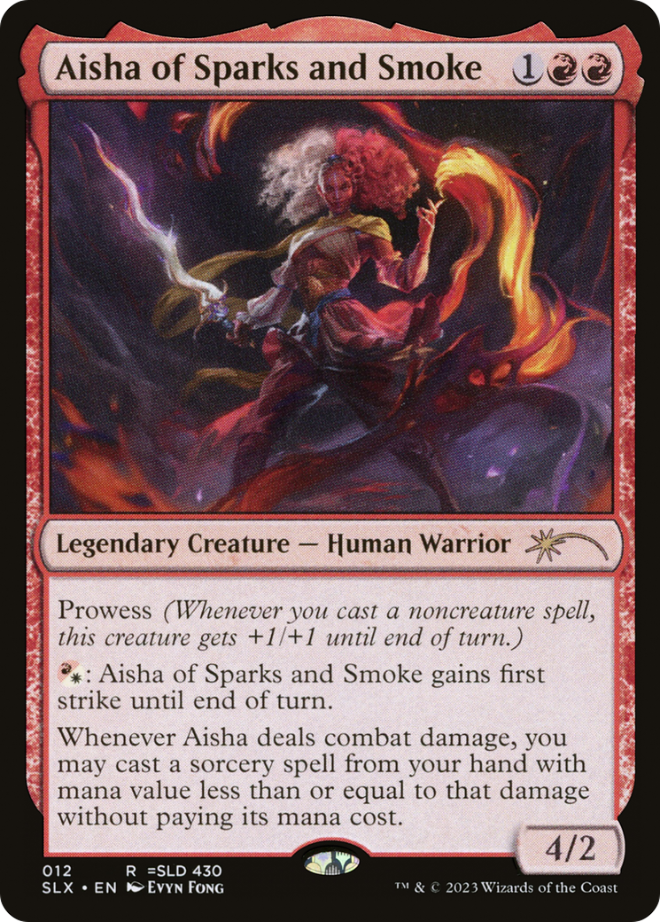 Aisha of Sparks and Smoke [Secret Lair: Universes Within] | Boutique FDB TCG