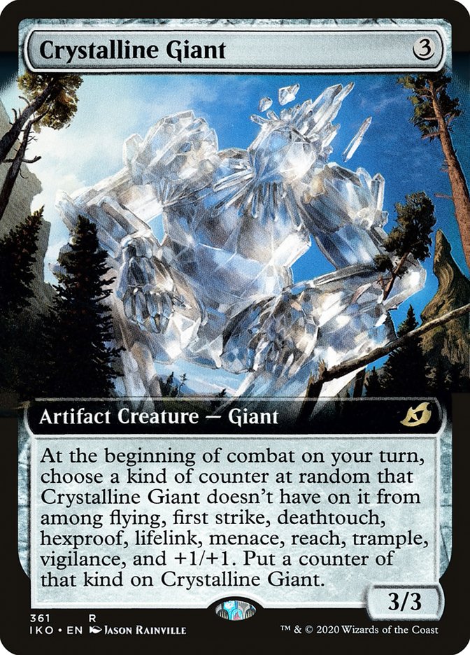 Crystalline Giant (Extended Art) [Ikoria: Lair of Behemoths] | Boutique FDB TCG