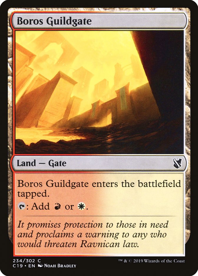 Boros Guildgate [Commander 2019] | Boutique FDB TCG