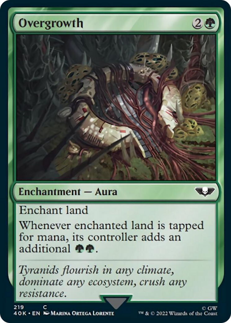 Overgrowth (Surge Foil) [Warhammer 40,000] | Boutique FDB TCG