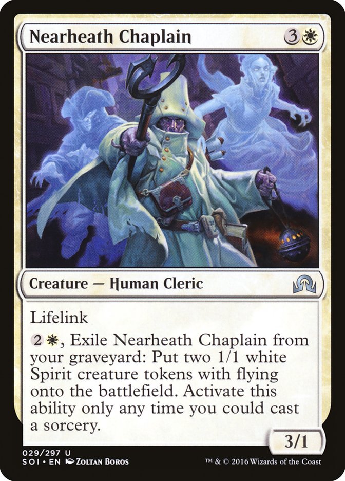 Nearheath Chaplain [Shadows over Innistrad] | Boutique FDB TCG