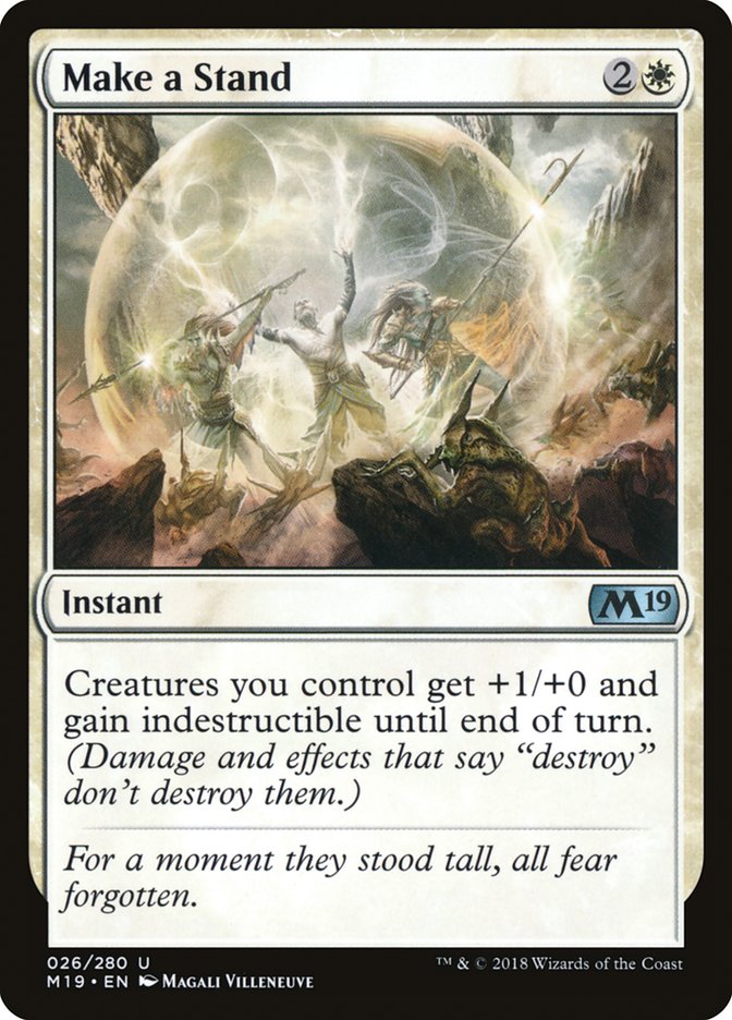Make a Stand [Core Set 2019] | Boutique FDB TCG