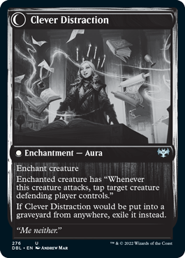Distracting Geist // Clever Distraction [Innistrad: Double Feature] | Boutique FDB TCG