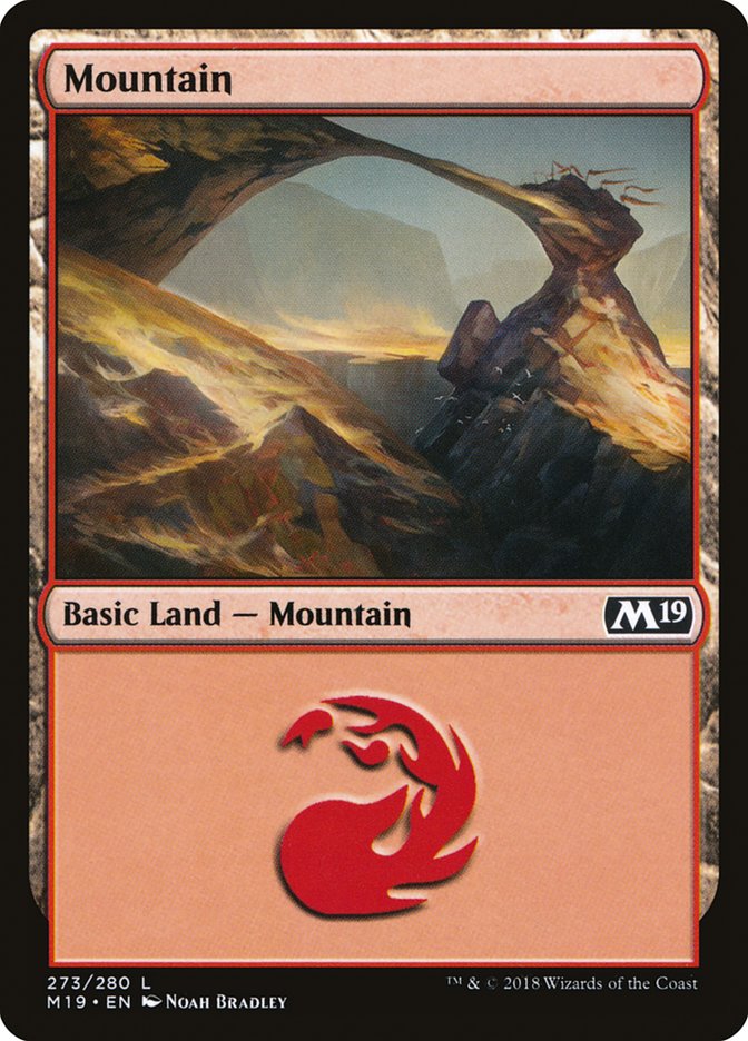 Mountain (273) [Core Set 2019] | Boutique FDB TCG