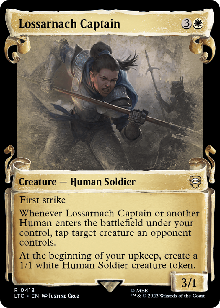 Lossarnach Captain [The Lord of the Rings: Tales of Middle-Earth Commander Showcase Scrolls] | Boutique FDB TCG