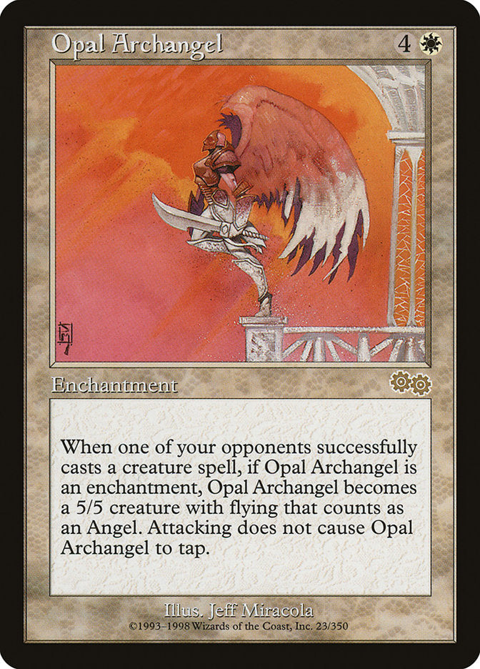 Opal Archangel [Urza's Saga] | Boutique FDB TCG