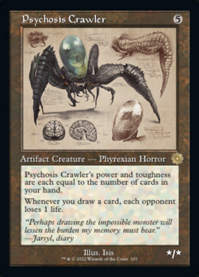 Psychosis Crawler (Retro Schematic) [The Brothers' War Retro Artifacts] | Boutique FDB TCG