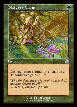 Nature's Claim (Timeshifted) [Time Spiral Remastered] | Boutique FDB TCG