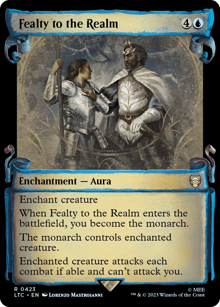 Fealty to the Realm [The Lord of the Rings: Tales of Middle-Earth Commander Showcase Scrolls] | Boutique FDB TCG