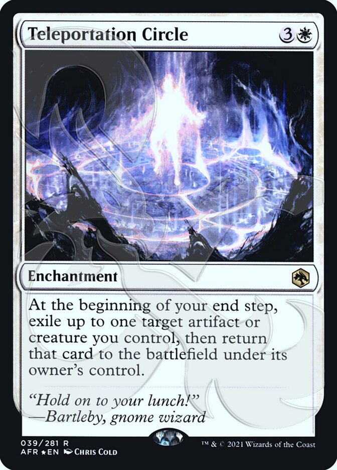Teleportation Circle (Ampersand Promo) [Dungeons & Dragons: Adventures in the Forgotten Realms Promos] | Boutique FDB TCG