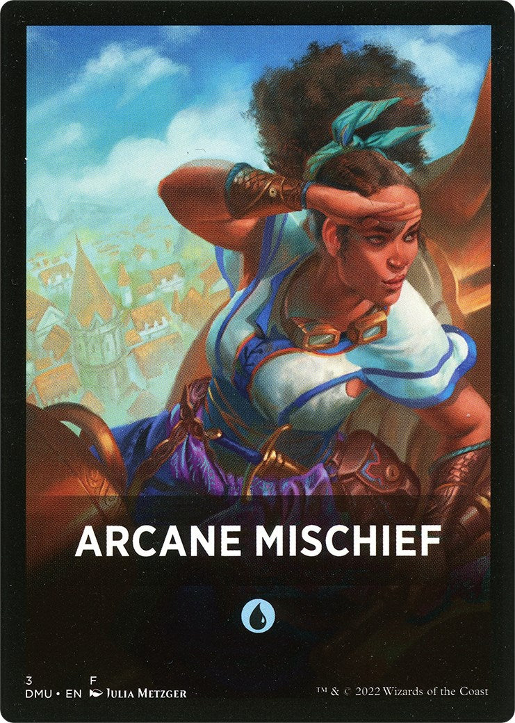 Arcane Mischief Theme Card [Dominaria United Tokens] | Boutique FDB TCG