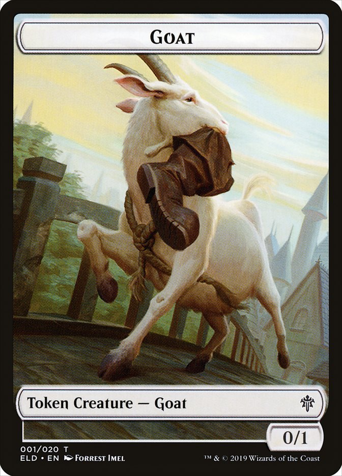 Goat Token [Throne of Eldraine Tokens] | Boutique FDB TCG