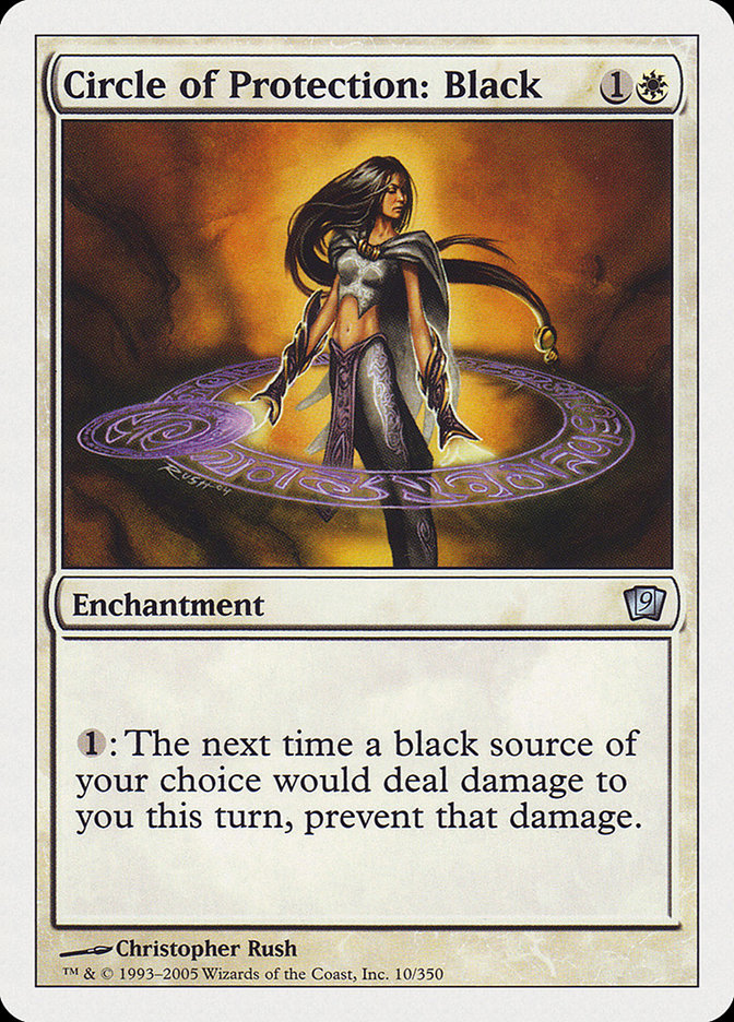Circle of Protection: Black [Ninth Edition] | Boutique FDB TCG