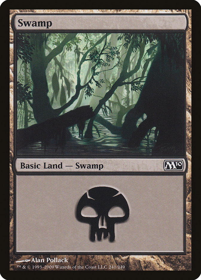 Swamp (241) [Magic 2010] | Boutique FDB TCG