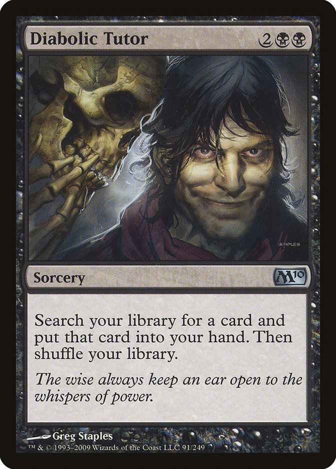 Diabolic Tutor [Magic 2010] | Boutique FDB TCG