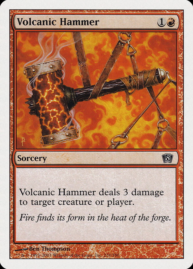 Volcanic Hammer [Eighth Edition] | Boutique FDB TCG