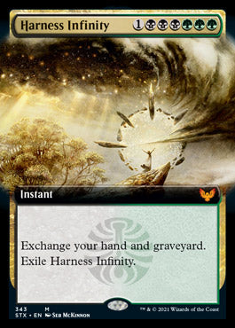 Harness Infinity (Extended Art) [Strixhaven: School of Mages] | Boutique FDB TCG