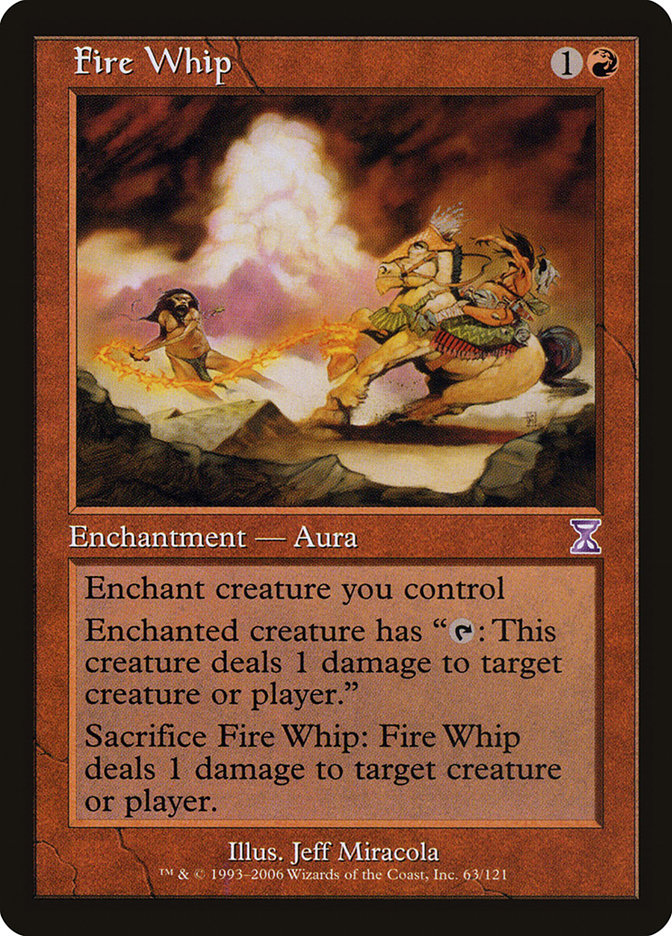 Fire Whip [Time Spiral Timeshifted] | Boutique FDB TCG