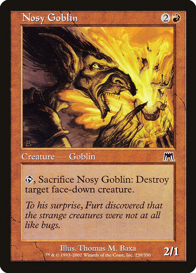 Nosy Goblin [Onslaught] | Boutique FDB TCG