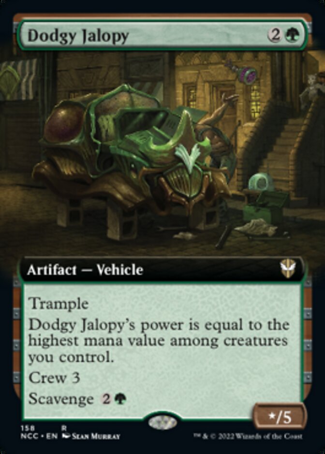 Dodgy Jalopy (Extended Art) [Streets of New Capenna Commander] | Boutique FDB TCG