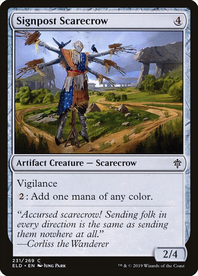 Signpost Scarecrow [Throne of Eldraine] | Boutique FDB TCG