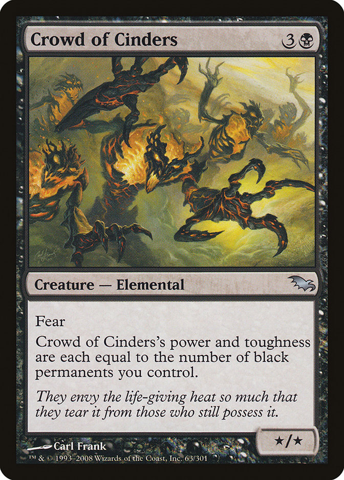 Crowd of Cinders [Shadowmoor] | Boutique FDB TCG