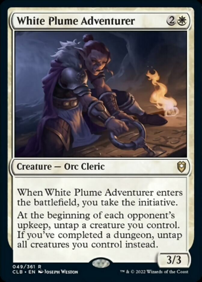 White Plume Adventurer [Commander Legends: Battle for Baldur's Gate] | Boutique FDB TCG