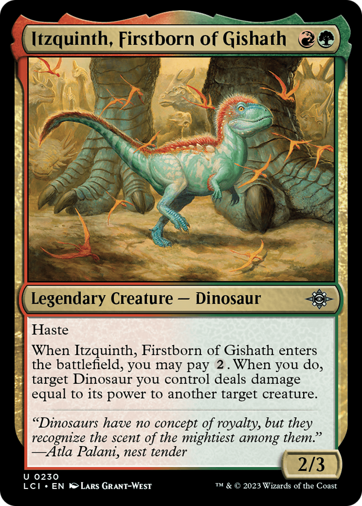 Itzquinth, Firstborn of Gishath [The Lost Caverns of Ixalan] | Boutique FDB TCG