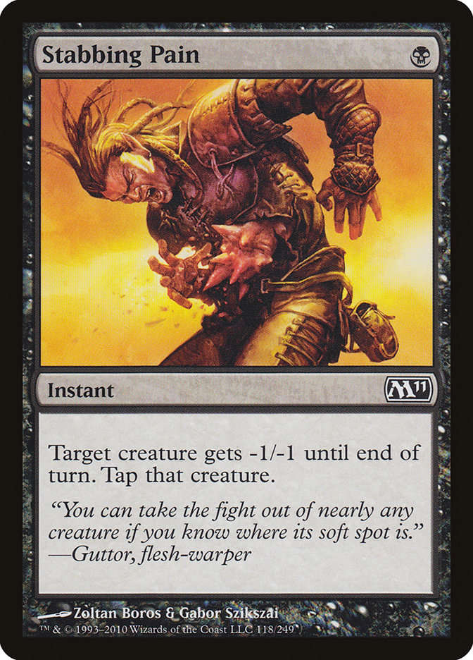 Stabbing Pain [Magic 2011] | Boutique FDB TCG