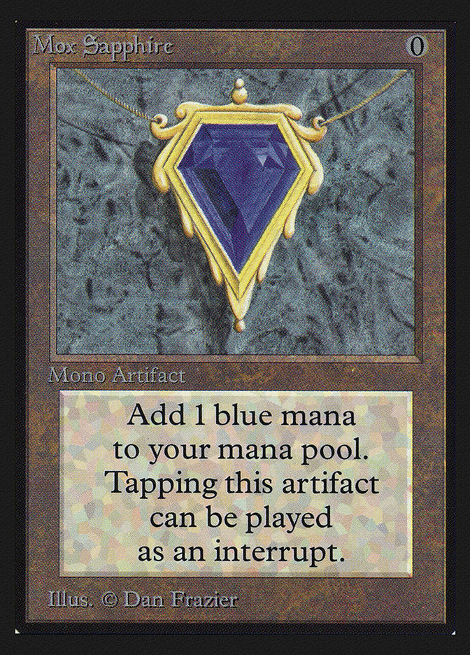 Mox Sapphire [International Collectors' Edition] | Boutique FDB TCG
