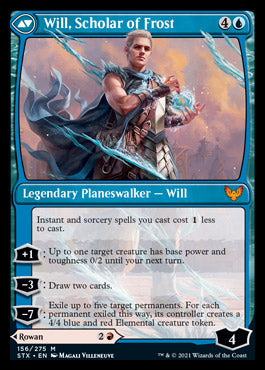 Rowan, Scholar of Sparks // Will, Scholar of Frost [Strixhaven: School of Mages] | Boutique FDB TCG