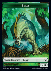 Beast (18) // Beast (19) Double-Sided Token [Commander Legends Tokens] | Boutique FDB TCG