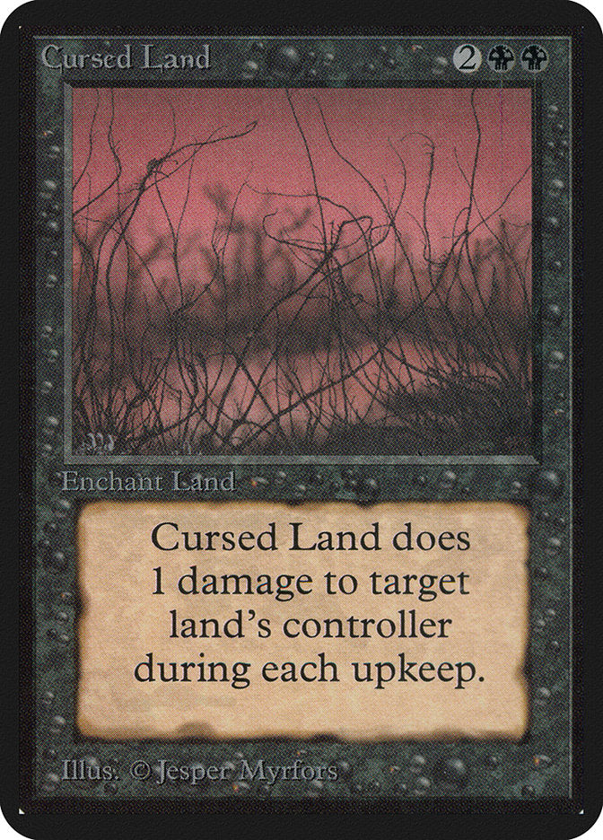 Cursed Land [Alpha Edition] | Boutique FDB TCG