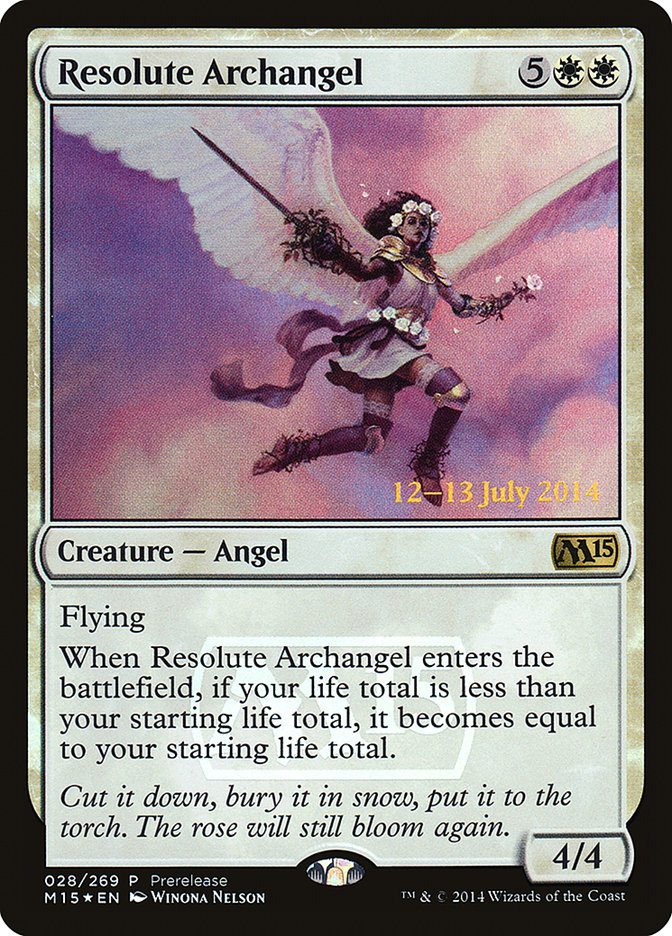 Resolute Archangel [Magic 2015 Prerelease Promos] | Boutique FDB TCG