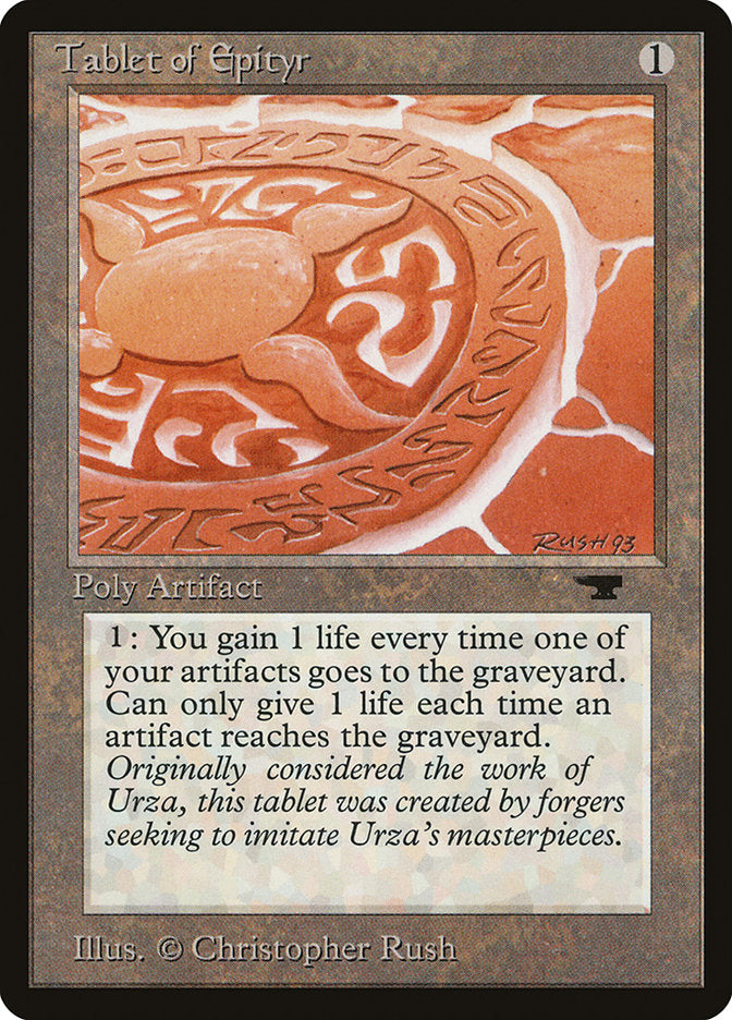 Tablet of Epityr [Antiquities] | Boutique FDB TCG