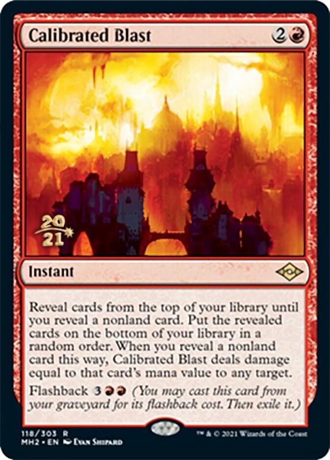 Calibrated Blast [Modern Horizons 2 Prerelease Promos] | Boutique FDB TCG