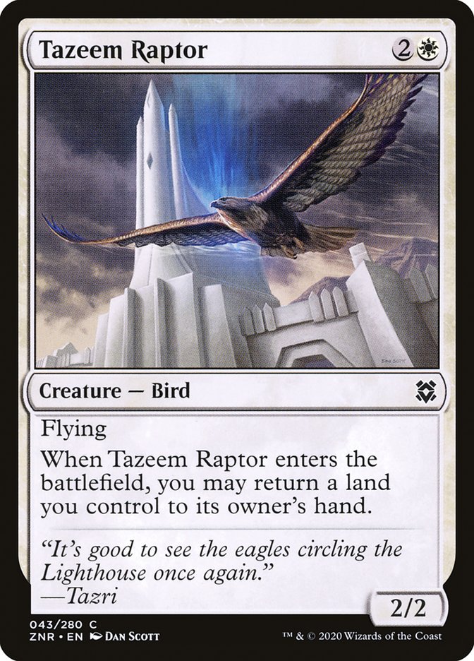 Tazeem Raptor [Zendikar Rising] | Boutique FDB TCG