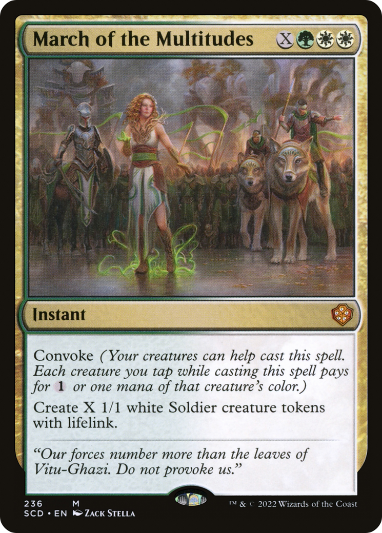 March of the Multitudes [Starter Commander Decks] | Boutique FDB TCG