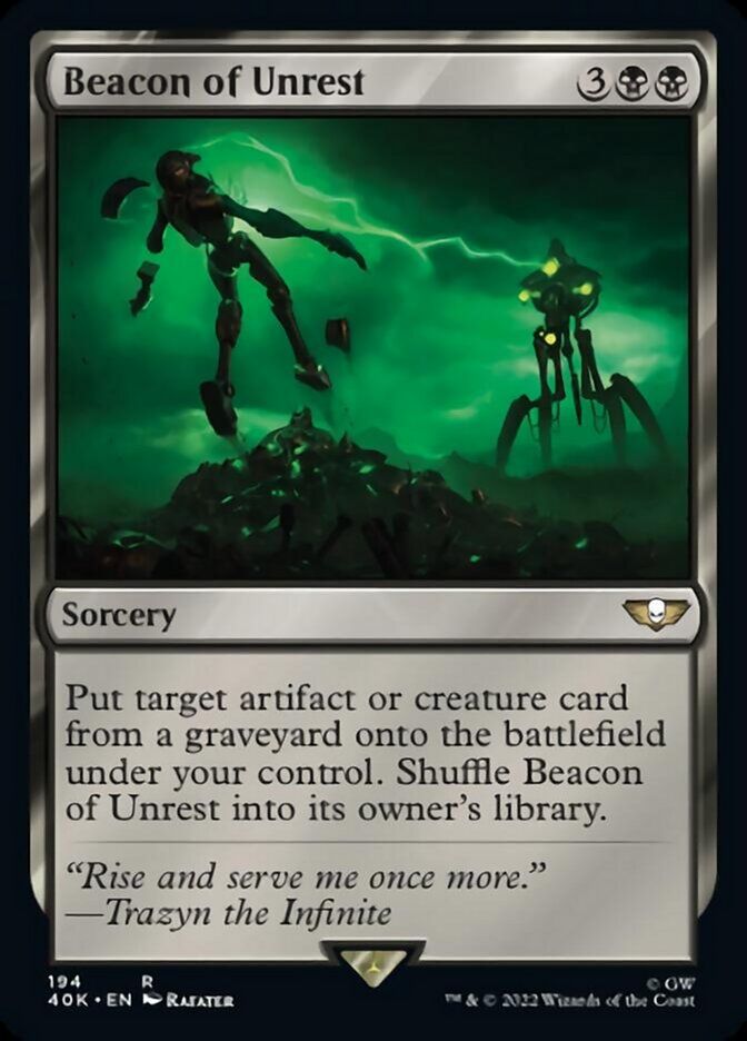 Beacon of Unrest (Surge Foil) [Warhammer 40,000] | Boutique FDB TCG