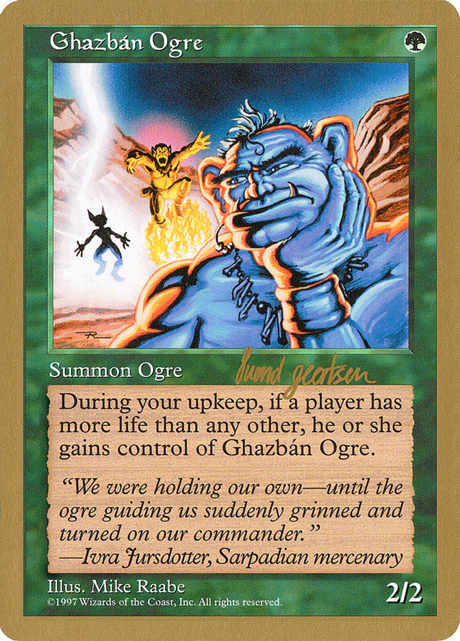 Ghazban Ogre (Svend Geertsen) [World Championship Decks 1997] | Boutique FDB TCG