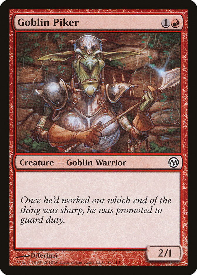 Goblin Piker [Duels of the Planeswalkers] | Boutique FDB TCG