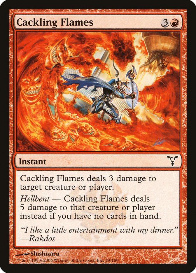 Cackling Flames [Dissension] | Boutique FDB TCG