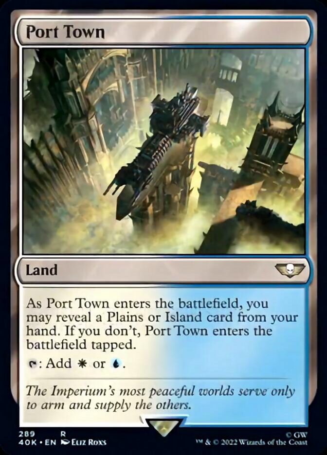 Port Town (Surge Foil) [Warhammer 40,000] | Boutique FDB TCG
