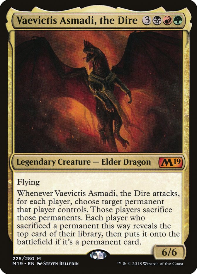 Vaevictis Asmadi, the Dire [Core Set 2019] | Boutique FDB TCG