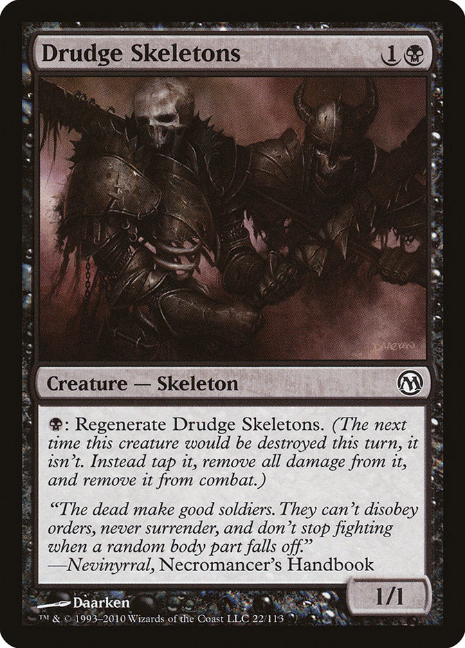 Drudge Skeletons [Duels of the Planeswalkers] | Boutique FDB TCG