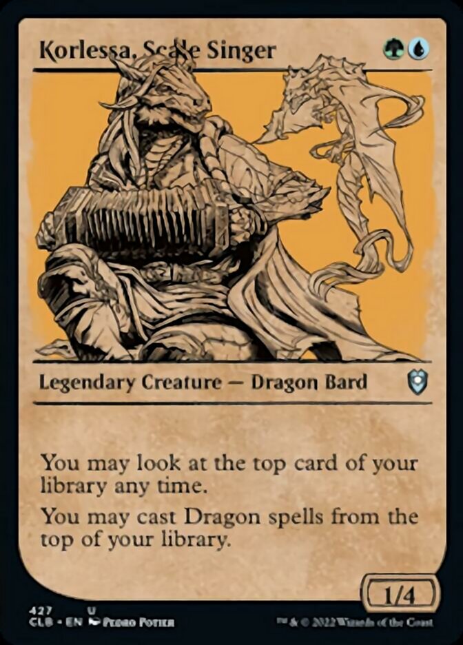 Korlessa, Scale Singer (Showcase) [Commander Legends: Battle for Baldur's Gate] | Boutique FDB TCG