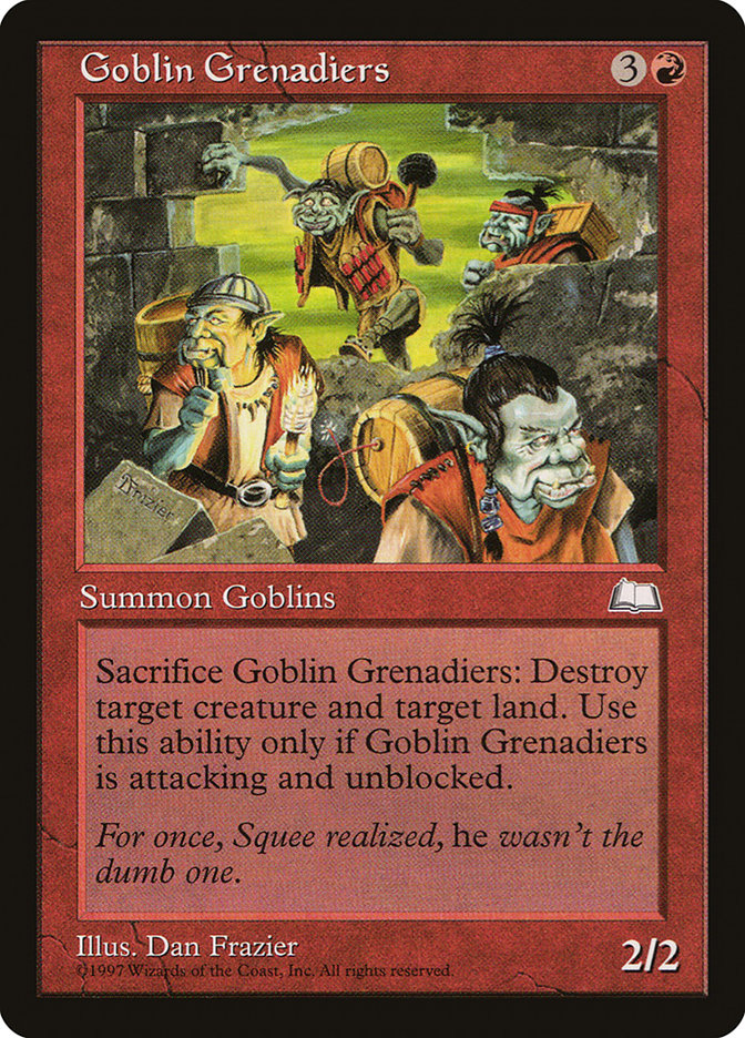 Goblin Grenadiers [Weatherlight] | Boutique FDB TCG