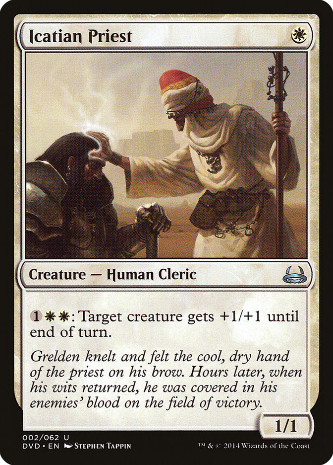 Icatian Priest (Divine vs. Demonic) [Duel Decks Anthology] | Boutique FDB TCG