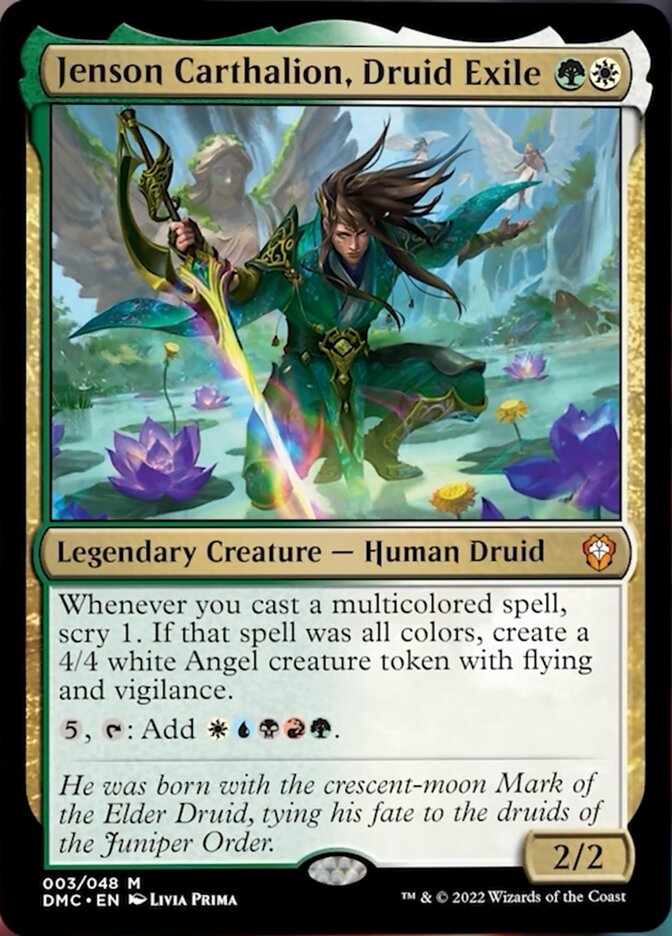 Jenson Carthalion, Druid Exile [Dominaria United Commander] | Boutique FDB TCG